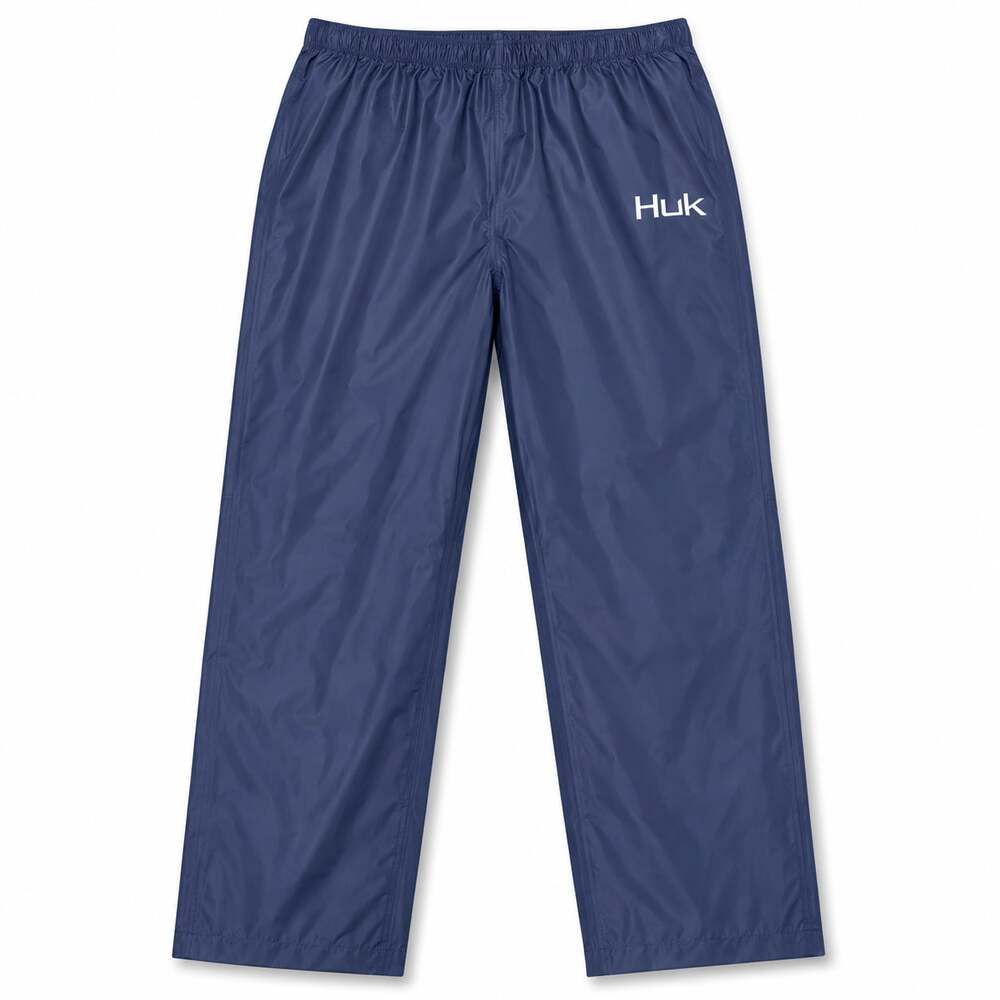 Huk Performance Fishing Rain Pants Navy Blue Size Large